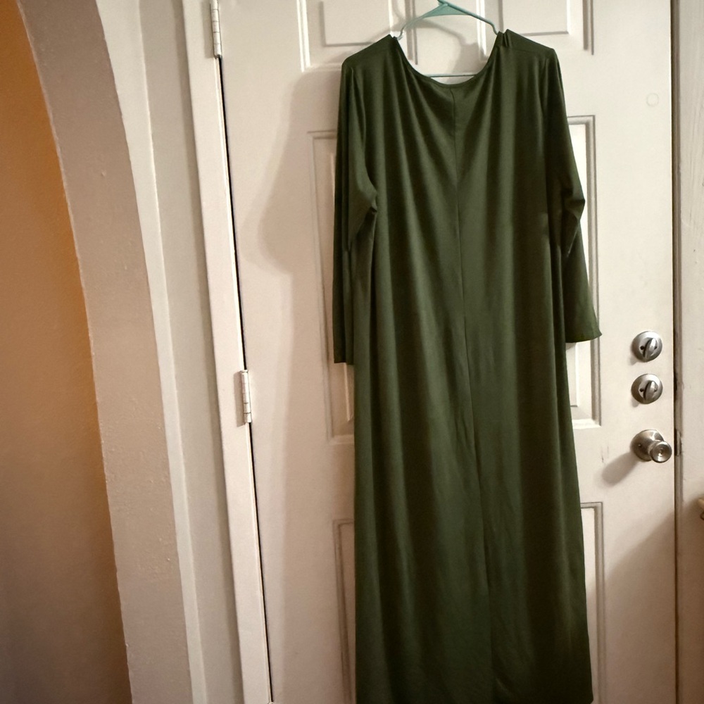 SHEIN Curve Green Maxi Dress